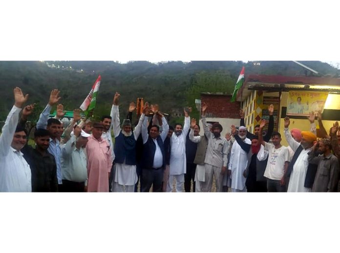 Congress and NC leaders during joint meeting in Kalakote.