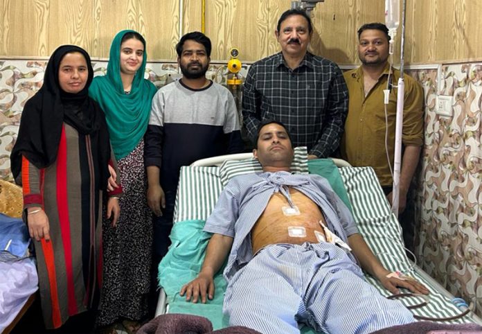 A patient on whom Laparoscopic Splenectomy performed at Maxxlyfe Hospital, Jammu.