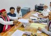 Samajwadi Party chief and former Uttar Pradesh chief minister Akhilesh Yadav files his nomination for LS elections.