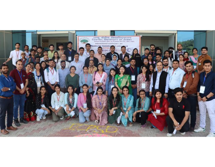 Participants of international conference on Physics during valedictory function at CUJ.