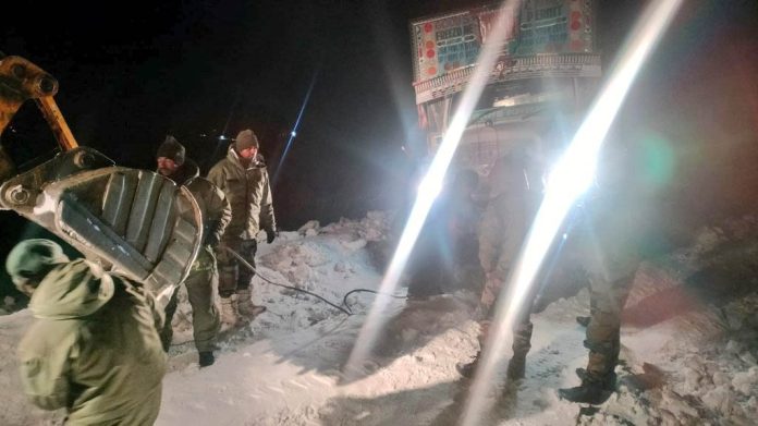 Army Rescues 80 People Stranded Amid Snowfall In Ladakh