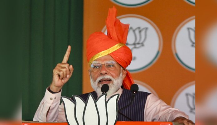 SP, Cong tried to cause riots in country by spreading lies about CAA: Modi in UP's Azamgarh