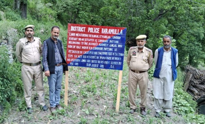 J&K Police Attach Two Pak-Based Terror Handlers' Properties In Baramulla
