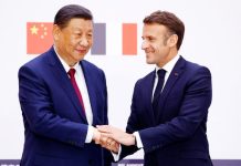 France not at war with Russia, says Emmanuel Macron during China's Xi Jinping visit