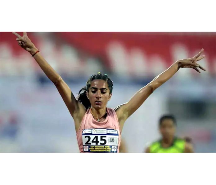 Deeksha sets new Indian record in athletics meet in LA