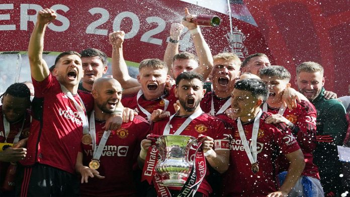 Man United wins the FA Cup after stunning Man City 2-1 in the final
