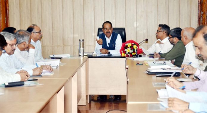 Vice Chancellor SKUAST-Jammu, Dr BN Tripathi chaired the Academic Council meeting.
