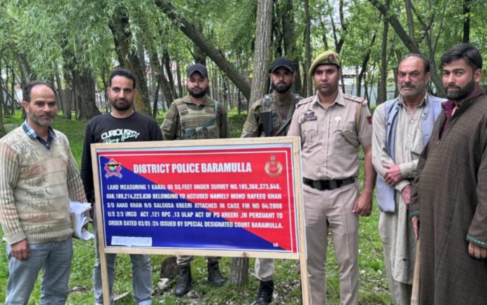 Police Attach Properties Of 7 Pak Based Terror Handlers In J&K's Baramulla