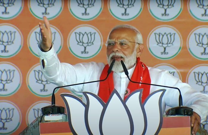 SP, Cong work only to benefit their families, vote banks: PM Modi in UP's Etawah