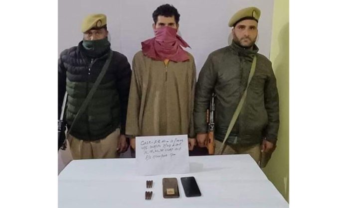 OGW in police custody at Shopian.