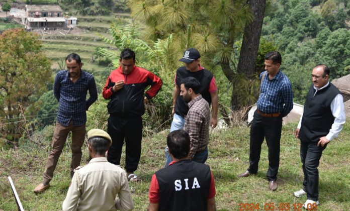 SIA team attaching property of terrorist in Rajouri.