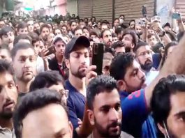 A massive protest by the people at PoJK capital Muzaffarabad on Saturday.
