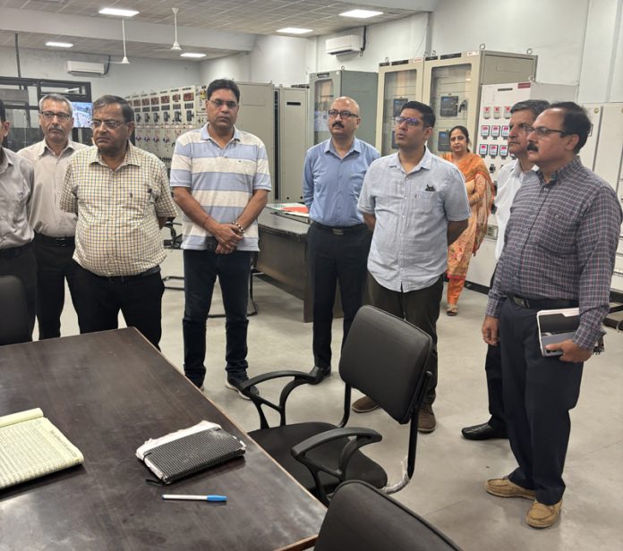MD JPDCL and others visiting State Load Dispatch Corporation office on Wednesday.