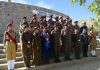 Brig Deepak Sajjanhar, Group Commander NCC and cadets posing for photograph in Leh.