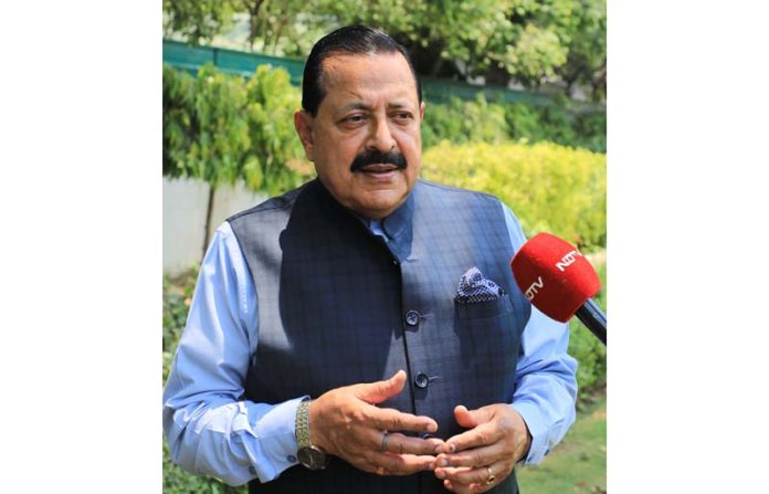Union Minister Dr. Jitendra Singh in an exclusive conversation with national TV channel NDTV on Monday.