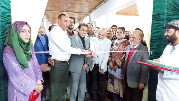 SKUAST-Kashmir Vice-Chancellor inaugurating Centre of Excellence for AMR in One Health.