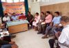 BMS Working Committee members during a meeting at Jammu on Sunday.