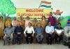 Members of TR Gupta Trust posing during a programme organised in Jammu on Sunday.