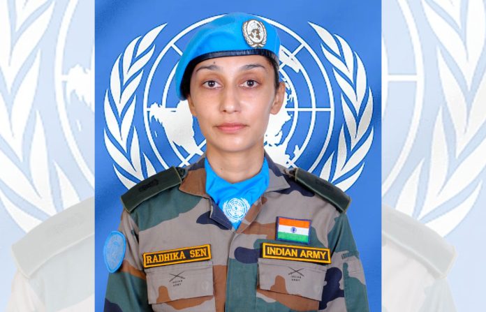 A matter of honour and privilege: UN Military Gender Advocate of the Year Awardee Major Radhika Sen