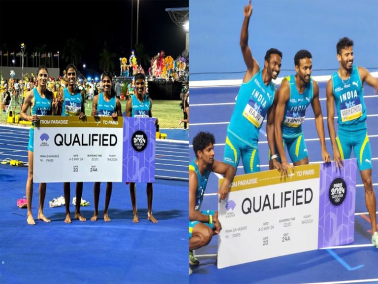 Indian women's, men's 4x400m relay teams qualify for Paris Olympics ...