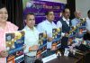 SKUAST-Jammu Vice-Chancellor and others releasing brochure of AgriThon2024 during a press conference on Wednesday. -Excelsior/Rakesh