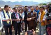 CEC Kargil Dr Mohammad Jaffer Akhoon inaugurating the MMU for CHC Sankoo on Tuesday.