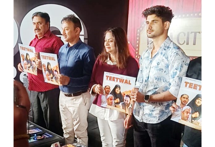 Dignitaries releasing a short movie ‘Teetwal is Hindustani’ in Jammu on Sunday.