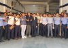 Representatives from Hyundai Motors during their visit to Jammu on Thursday.