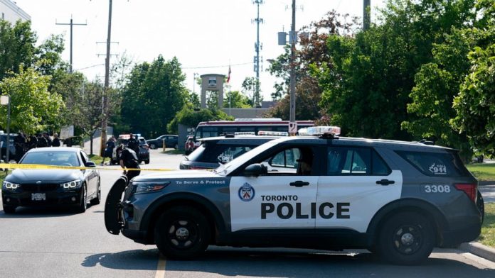 Three adults including suspected shooter are dead at office space near daycare centre in Toronto