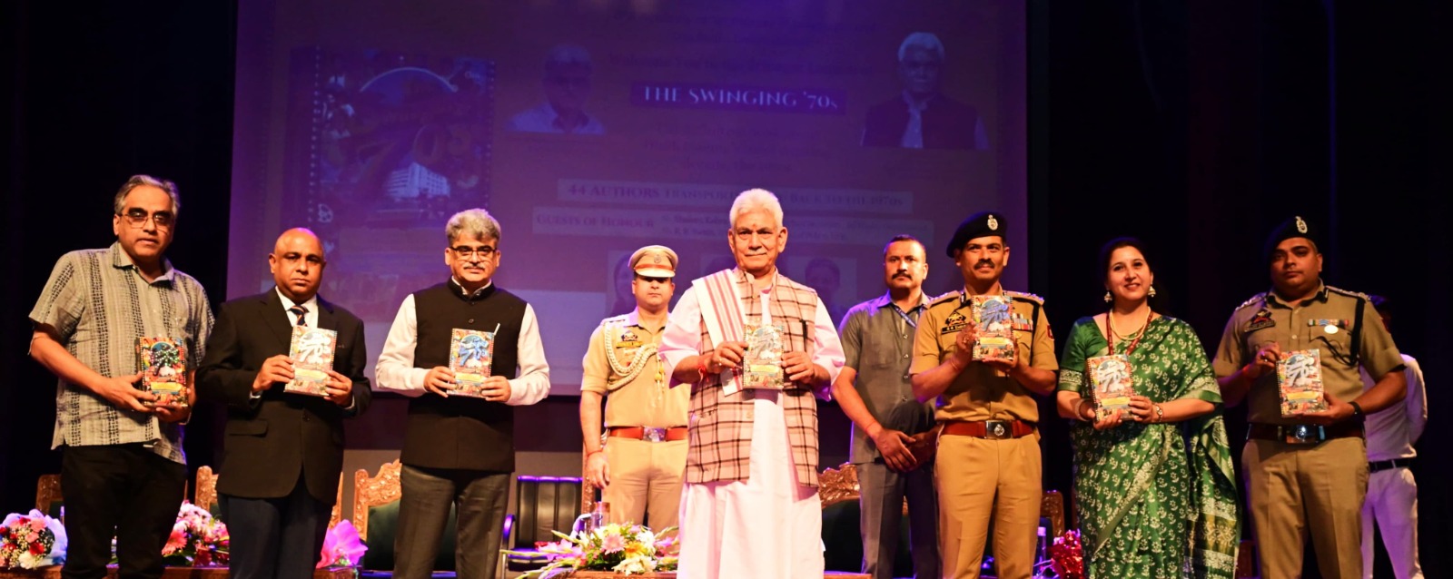 LG Manoj Sinha Releases Book “The Swinging 70s: The Stars, Style And Substance In Hindi Cinema”