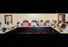 DDC Chairman Jammu Bharat Bhushan chairing a meeting on Monday.