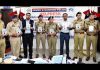 ADGP Jammu, Anand Jain, along with other civil and police officers, during the inauguration of the Overseas Helpdesk and Anti-Drug Helpline at DPL Poonch on Monday.