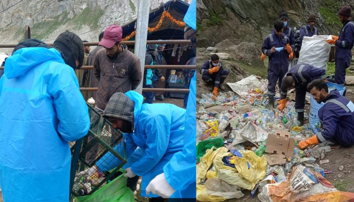 114.57 Tons Of Waste Collected Along Amarnath Yatra Route In Kashmir