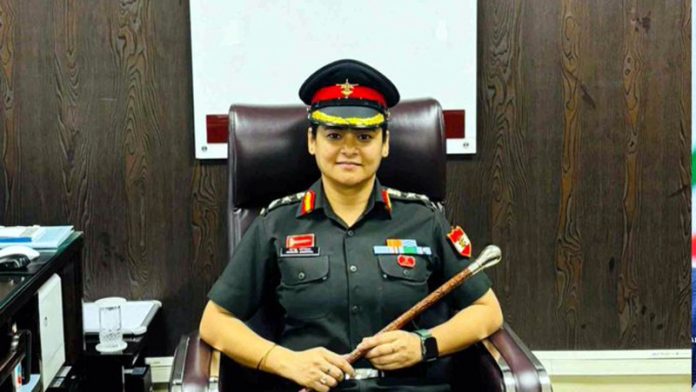 Anshu Ist Jammu woman to command ADU