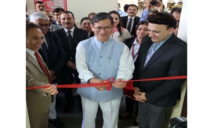 Chief Justice N Kotiswar Singh inaugurating Legal Aid Clinic at MIET School of Law on Tuesday.