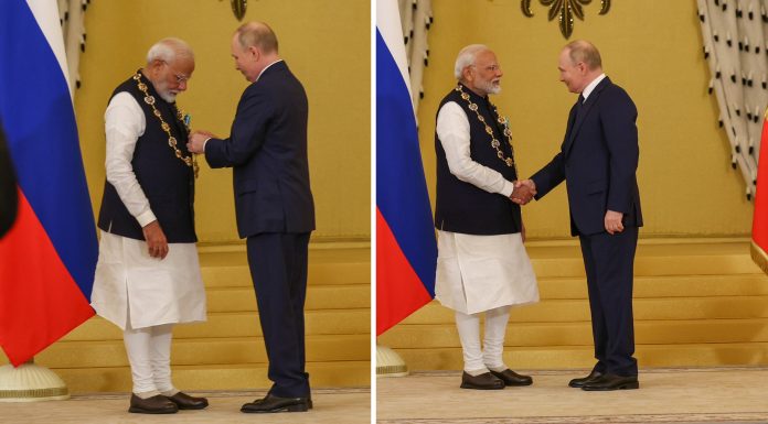 PM Modi Awarded With Russia's Highest Civilian Honour