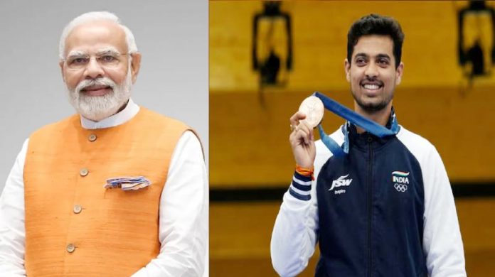 PM Modi congratulates Swapnil Kusale