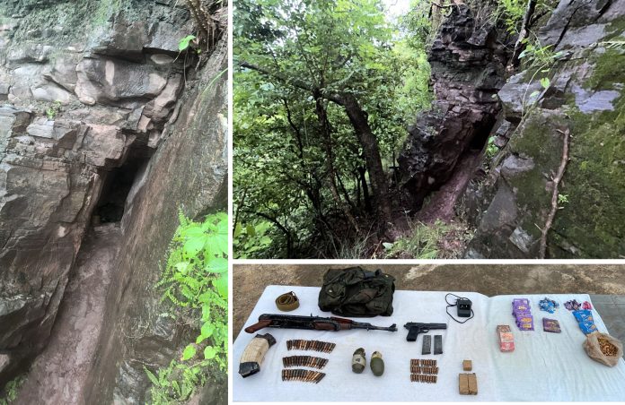 Terrorist Hideout Unearthed In J&K’s Rajouri; Arms Consignment, Explosives Seized