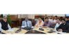 Chief Secretary chairing a meeting on Friday.