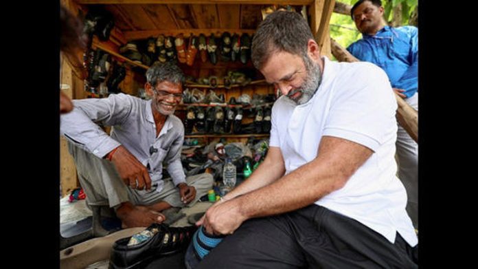 UP Cobbler Rejects Rs 10 Lakh Offer For Slipper Stitched By Rahul Gandhi