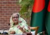 Bangladesh PM Hasina asks countrymen to be firm with those engaging in sabotage in the name of protest