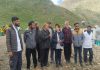 Director General Rural Sanitation J&K, Anoo Malhotra reviewing sanitation facilities on Saturday.