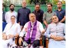 BJP's National general secretary, Tarun Chugh during a press conference in Srinagar on Saturday. -Excelsior/Shakeel