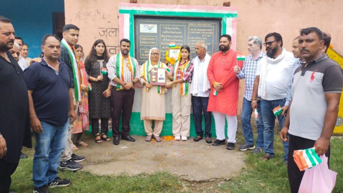 ACD, Dr Vikas Sharma attending a function organised to pay tribute to Parshotam Kumar in Jammu on Tuesday.