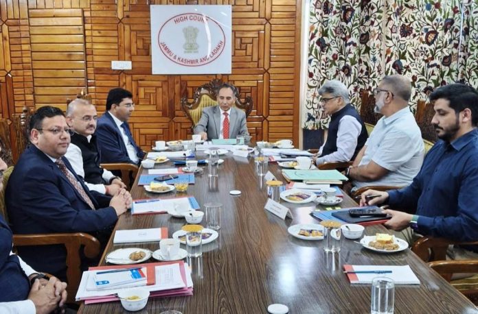 Justice Tashi Rabstan Reviews The Status Of Ongoing Infrastructural Projects Of Judiciary In Jammu And Kashmir