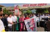 VC University of Kashmir along with others flagging off Walkathon on Saturday.