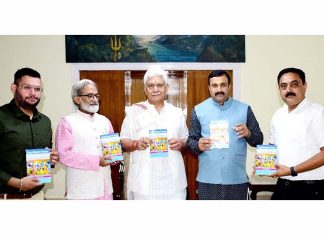 LG Manoj Sinha releasing a book on Friday.