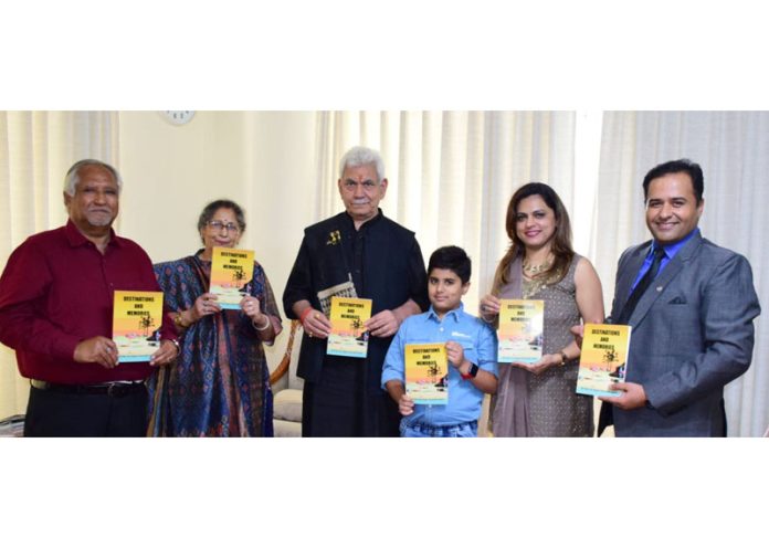 LG releasing a book titled ‘Destinations and Memories’ written by young author Master Aayan Sourabh Sethi.