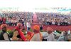 Former Minister and BJP candidate from Vijaypur CP Ganga along with MP Jugal Kishore Sharma at an election rally at Tandikhui, Vijaypur on Wednesday.