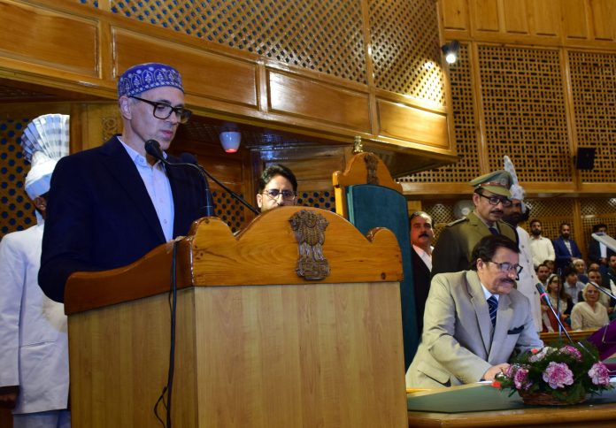 Omar Abdullah Vacates Budgam Assembly Seat, Retains Ganderbal; J&K MLAs Administered Oath